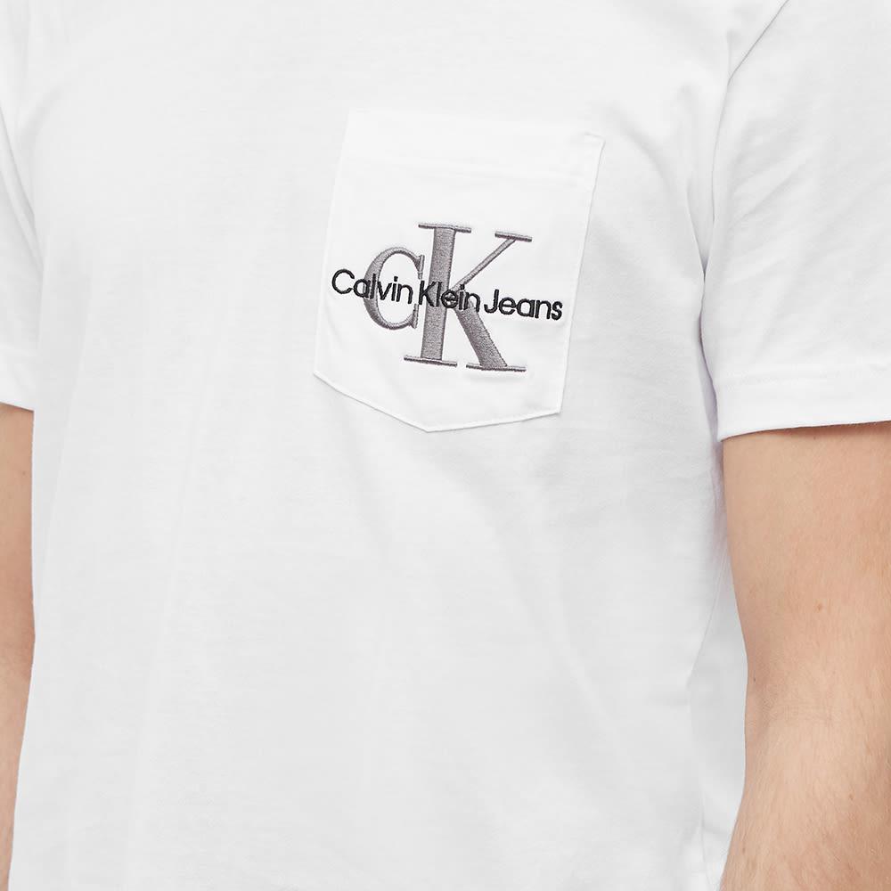 Calvin Klein Monogram Logo Pocket Tee商品第5张图片规格展示