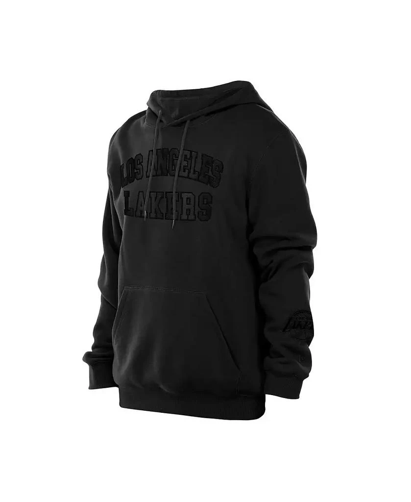商品New Era|Men's Black Los Angeles Lakers Logo Select Premium Pullover Hoodie,价格¥815,第3张图片详细描述