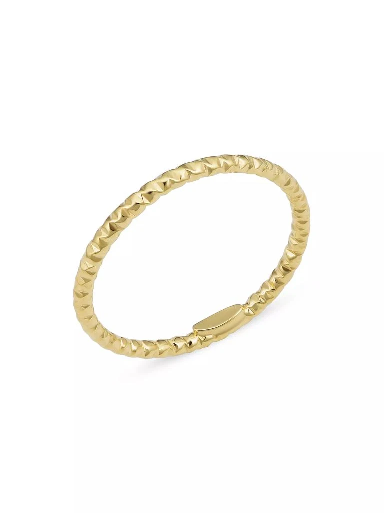 商品Oradina|14K Yellow Solid Gold Skyline Ring,价格¥698,第1张图片