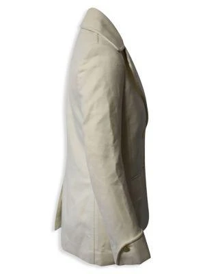 商品[二手商品] The Row|The Row Double-Breasted Jacket In Cream Wool,价格¥6068,第3张图片详细描述