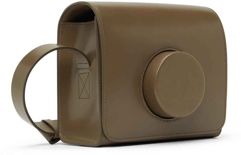 商品Lemaire|Brown Camera Bag,价格¥5413,第4张图片详细描述