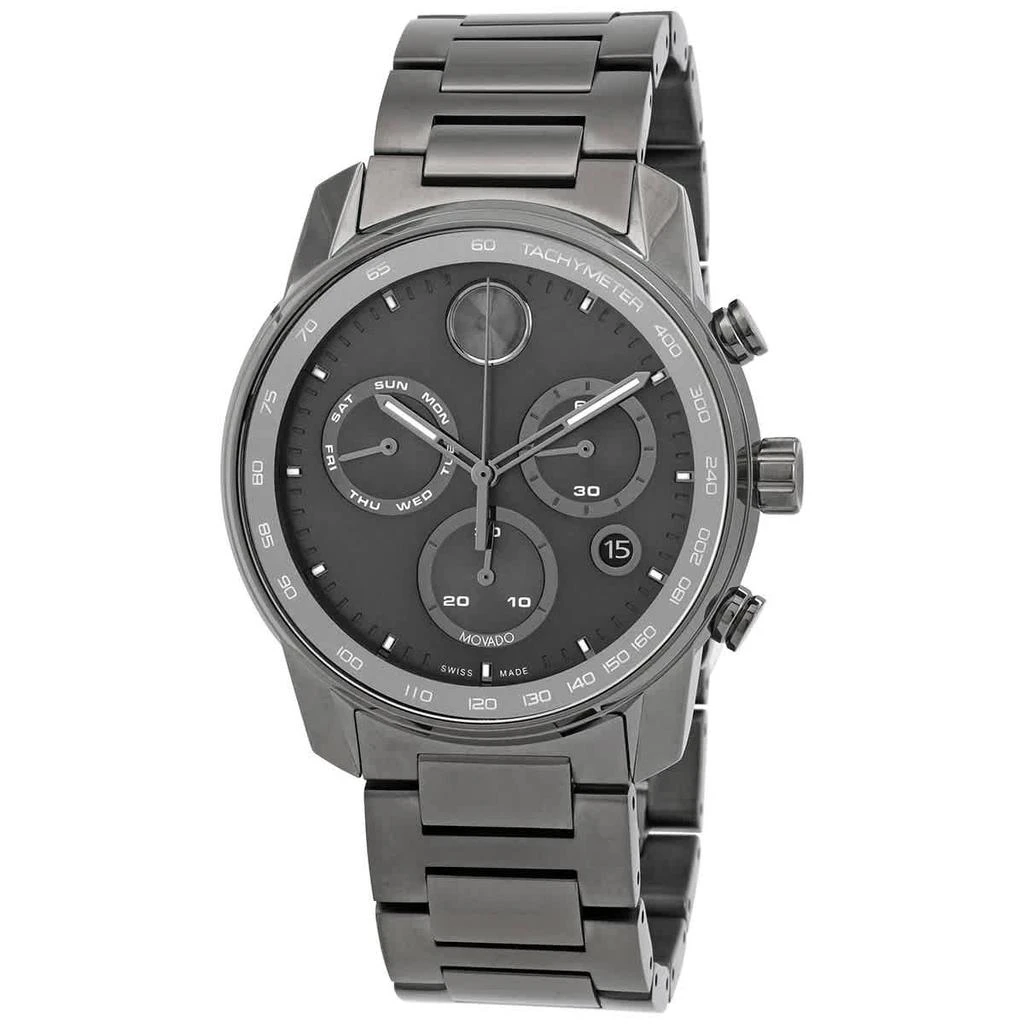 商品Movado|Bold Verso Chronograph Quartz Gunmetal Dial Men's Watch 3600867,价格¥5208,第1张图片