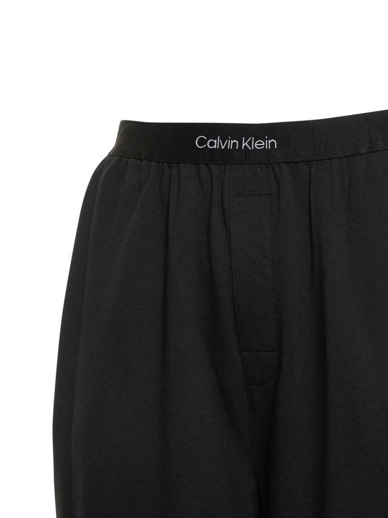 商品Calvin Klein|Logo Band Cotton Blend Sleep Pants,价格¥622,第5张图片详细描述