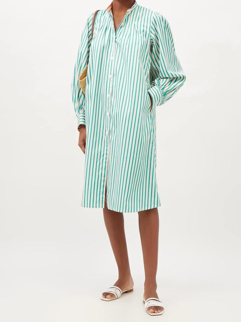 商品Thierry Colson|Yseult striped cotton-twill shirt dress,价格¥2202,第2张图片详细描述