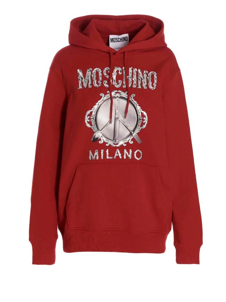 商品Moschino|Front print hoodie,价格¥2067,第1张图片