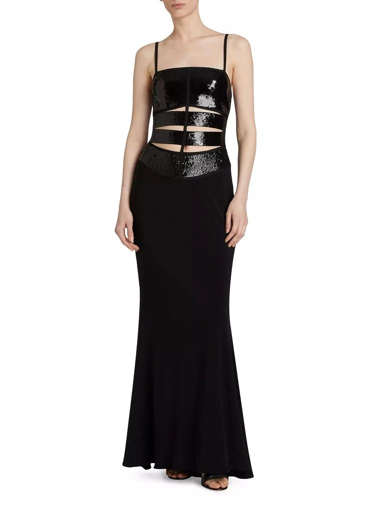 商品Herve Leger|Nova Sequined Jersey Gown,价格¥14161,第3张图片详细描述