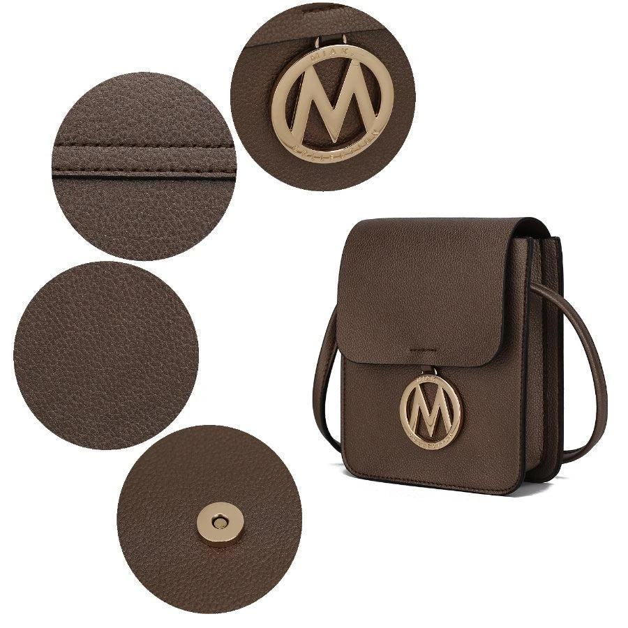 商品MKF Collection By Mia K.|Skylar Vegan Leather Women’s Crossbody Handbag,价格¥209,第3张图片详细描述