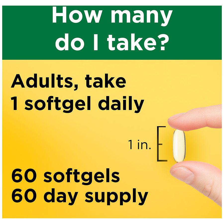 Vitamin E 450 mg (1000 IU) dl-Alpha Softgels商品第5张图片规格展示