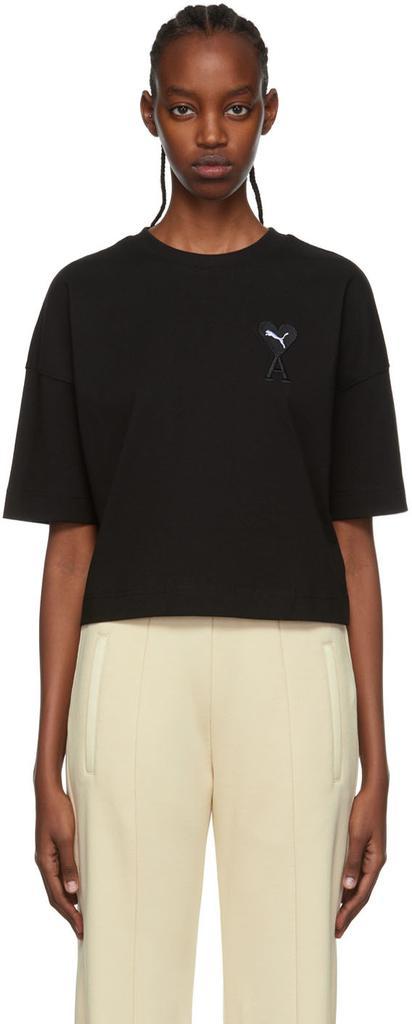 商品AMI|Black Puma Edition Cotton T-Shirt,价格¥649,第1张图片