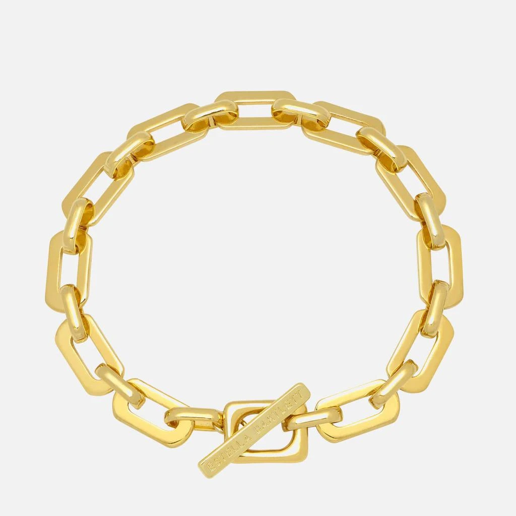 商品ESTELLA BARTLETT|Estella Bartlett Square Link T-Bar Gold-Tone Bracelet,价格¥197,第1张图片