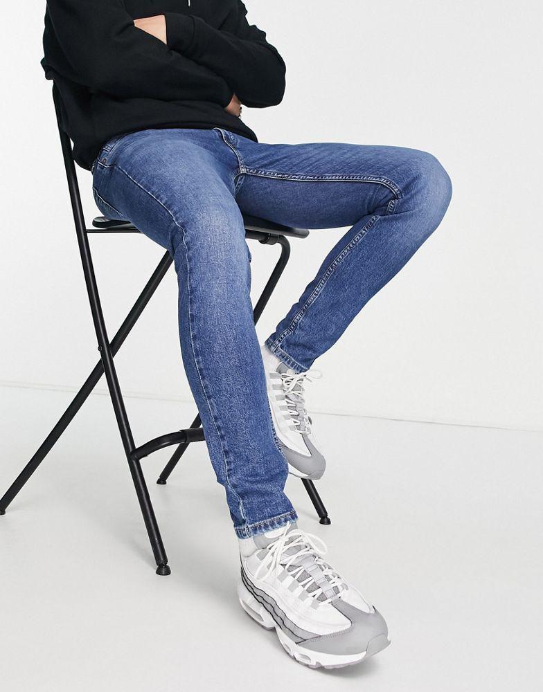 商品Levi's|Levi's 519 super skinny jeans in blue wash,价格¥258,第5张图片详细描述
