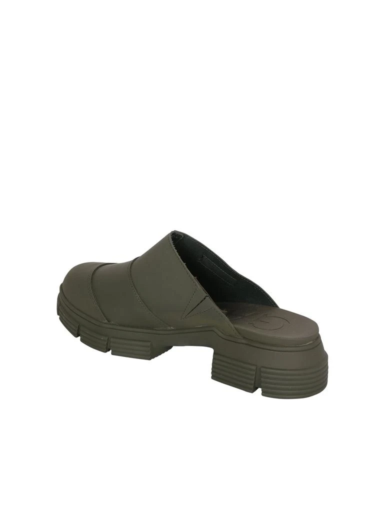 商品Ganni|GANNI CITY LOGO-PATCH MULES,价格¥1148,第3张图片详细描述