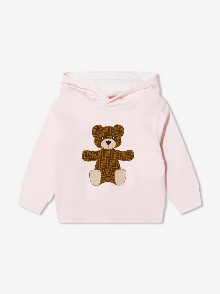 商品Fendi|Baby Girls Teddy Bear Hoodie,价格¥2235,第1张图片