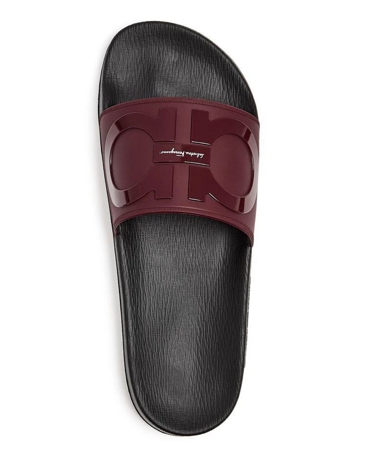 商品Salvatore Ferragamo|Men's Double Gancini Slide Sandals,价格¥1459,第2张图片详细描述