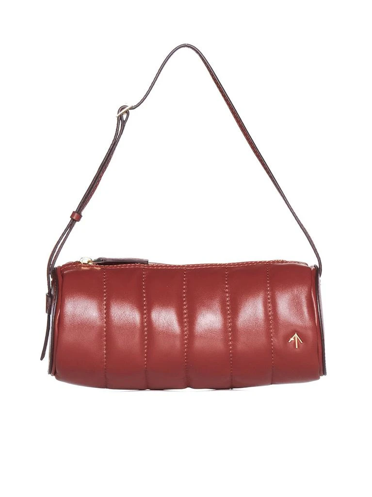 商品Manu Atelier|Manu Atelier Logo-Plaque Padded Shoulder Bag,价格¥1961,第1张图片