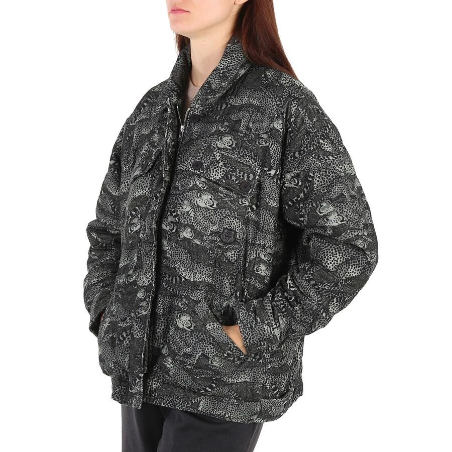 商品Kenzo|Lime Tea Cheetah Print Cotton Oversized Jacket,价格¥1946,第3张图片详细描述