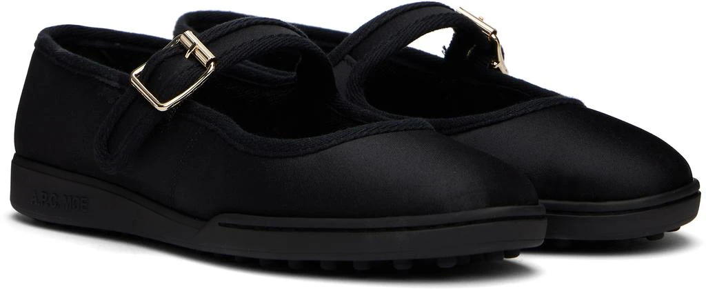 商品A.P.C.|Black Moe Mary Jane Ballerina Flats,价格¥1321,第4张图片详细描述