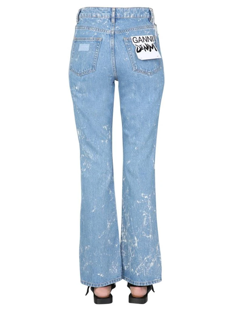 商品Ganni|Ganni Acid Wash Effect Bootcut Jeans,价格¥981,第2张图片详细描述