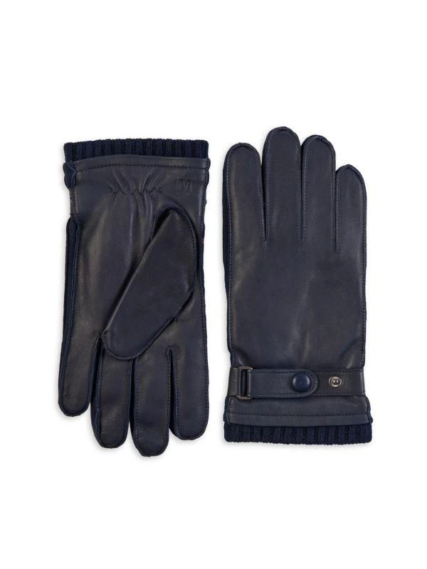 商品Bruno Magli|Nappa Leather & Wool Gloves,价格¥297,第1张图片