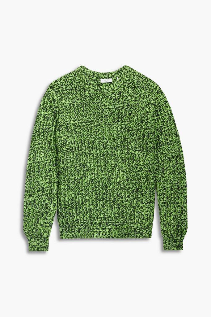 商品Sandro|Marled ribbed wool-blend sweater,价格¥1504,第1张图片