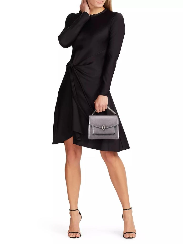 商品BVLGARI|Maxi Serpenti Metallic Leather Chain Top Handle Bag,价格¥28982,第2张图片详细描述
