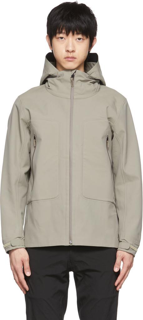 商品DESCENTE|Grey Polyester Reversible Jacket,价格¥6779,第1张图片