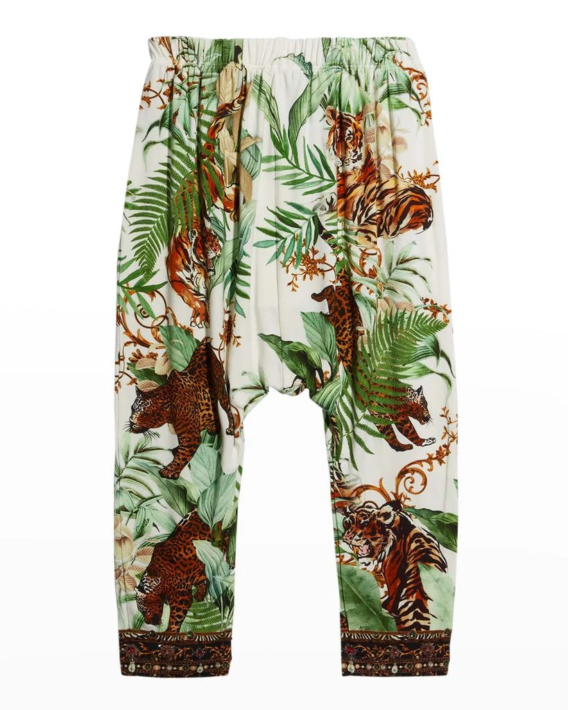 商品Camilla|Girl's Tiger Trap Harem Pants, Size 4-10,价格¥402,第2张图片详细描述