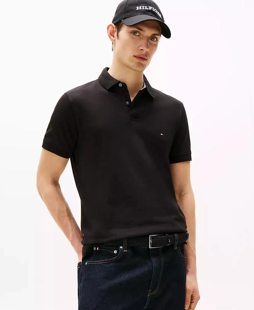 商品Tommy Hilfiger|男士经典版型弹力 Polo 衫 多款配色可选,价格¥321,第1张图片