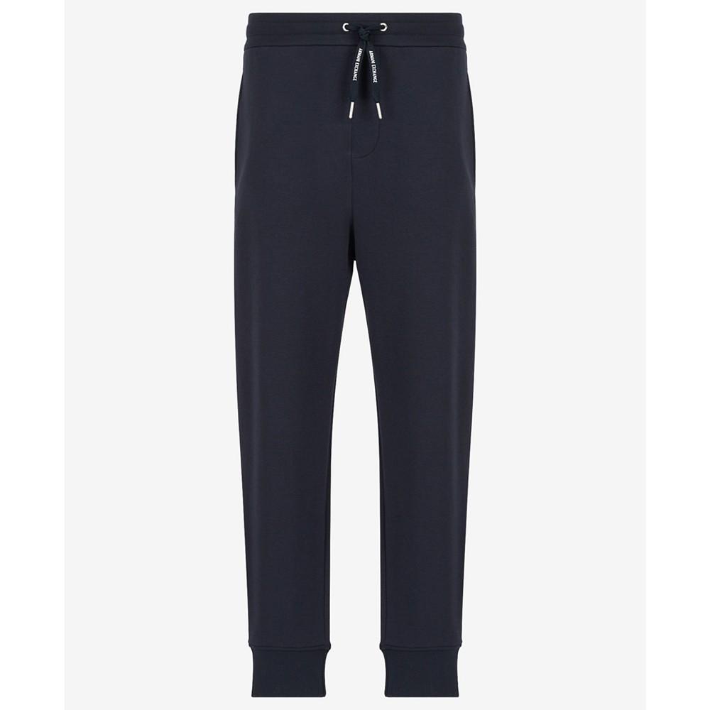 Men's Solid Fleece Jogger Sweatpants商品第2张图片规格展示