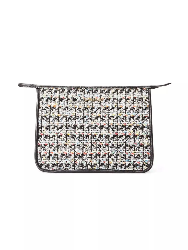 商品MZ Wallace|Metro Tweed Bouclé Quilted Clutch,价格¥1087,第1张图片