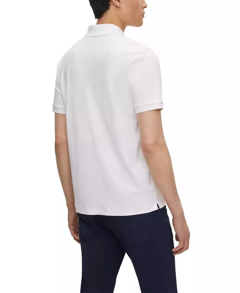 商品Hugo Boss|Men's Zip Placket Slim-Fit Polo Shirt,价格¥763,第2张图片详细描述