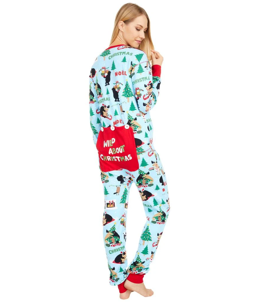 商品Little Blue House by Hatley|Wild About Christmas Adult Union Suit One-Piece,价格¥284,第4张图片详细描述