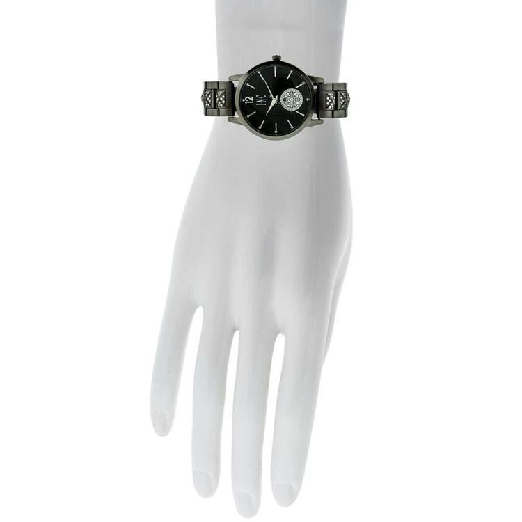 商品INC International|Women's Crystal Gunmetal Bracelet Watch 40mm IN006GT, A Macy's Exclusive Style,价格¥186,第3张图片详细描述