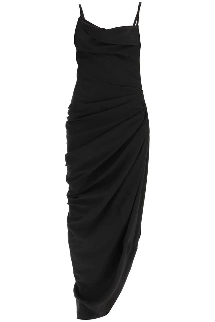 商品Jacquemus|La Robe Saudade Longue draped dress,价格¥2186,第1张图片