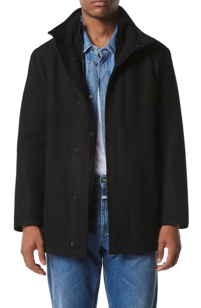 商品Andrew Marc|Coyle Wool Blend Bib Coat,价格¥644,第7张图片详细描述