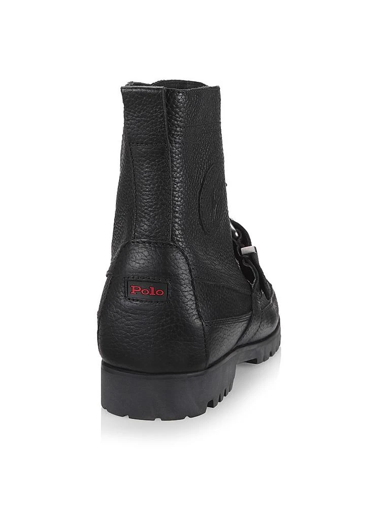 商品Ralph Lauren|Ranger Tumbled Leather Boots,价格¥1307,第3张图片详细描述