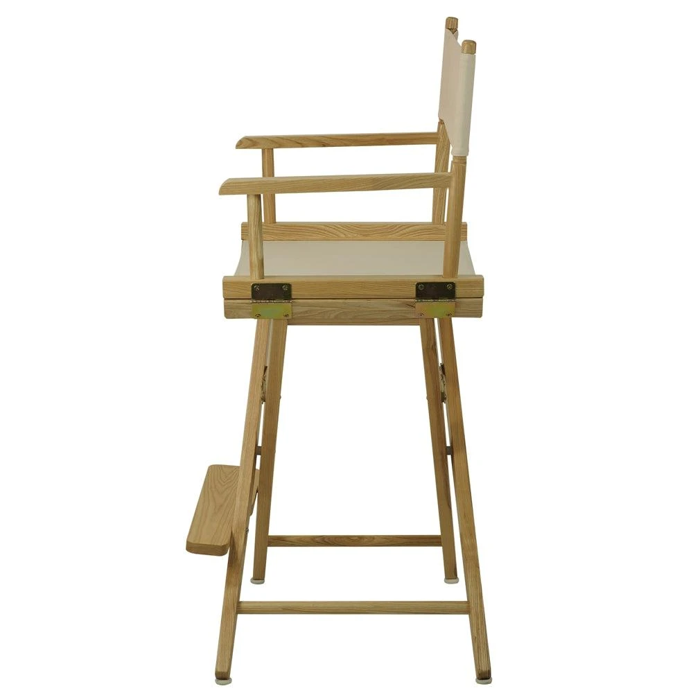 商品American Trails|Extra-Wide Premium 24"  Directors Chair Natural Frame W/Natural Color Cover,价格¥1036,第2张图片详细描述
