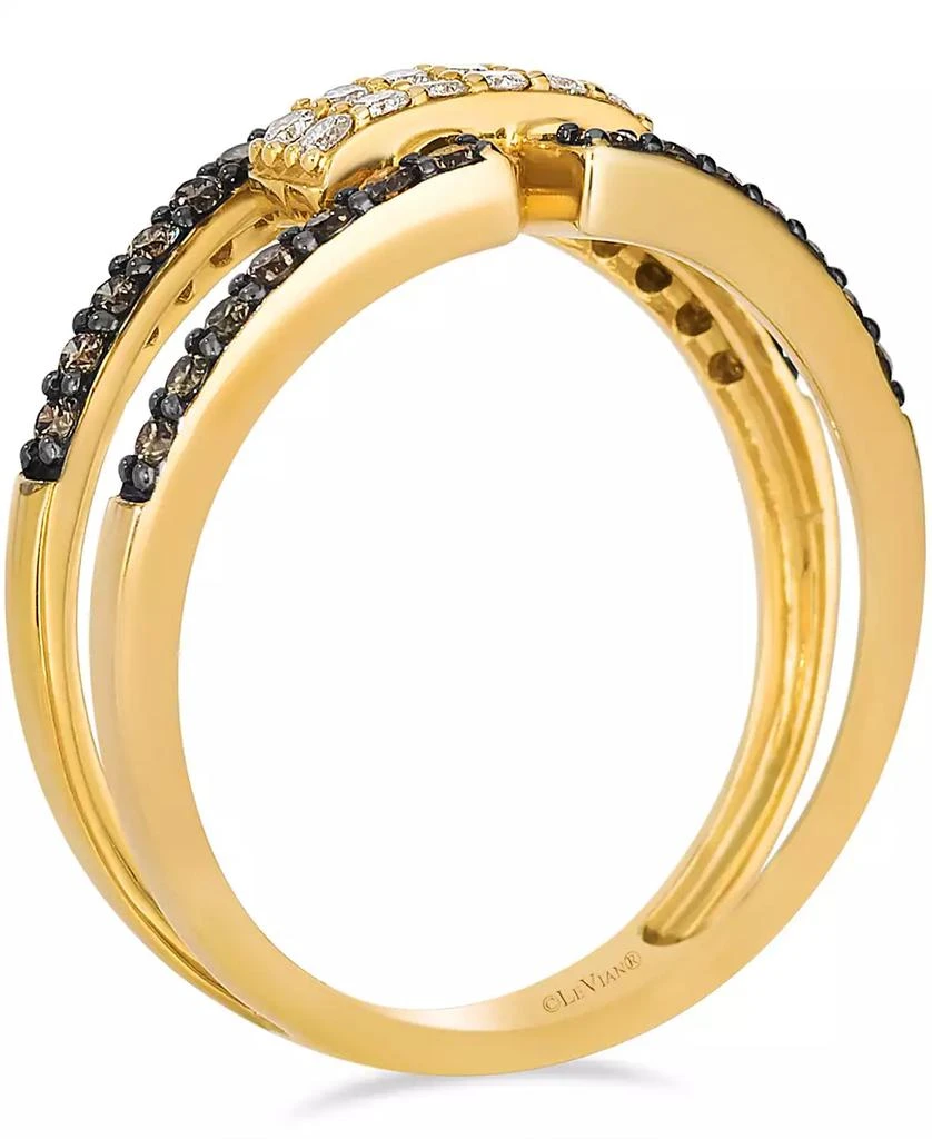 商品Le Vian|Vanilla Diamond (0.13 ct. t.w.) and Chocolate Diamond Ring (0.34 ct. t.w.) in 14K Honey Gold,价格¥28202,第3张图片详细描述