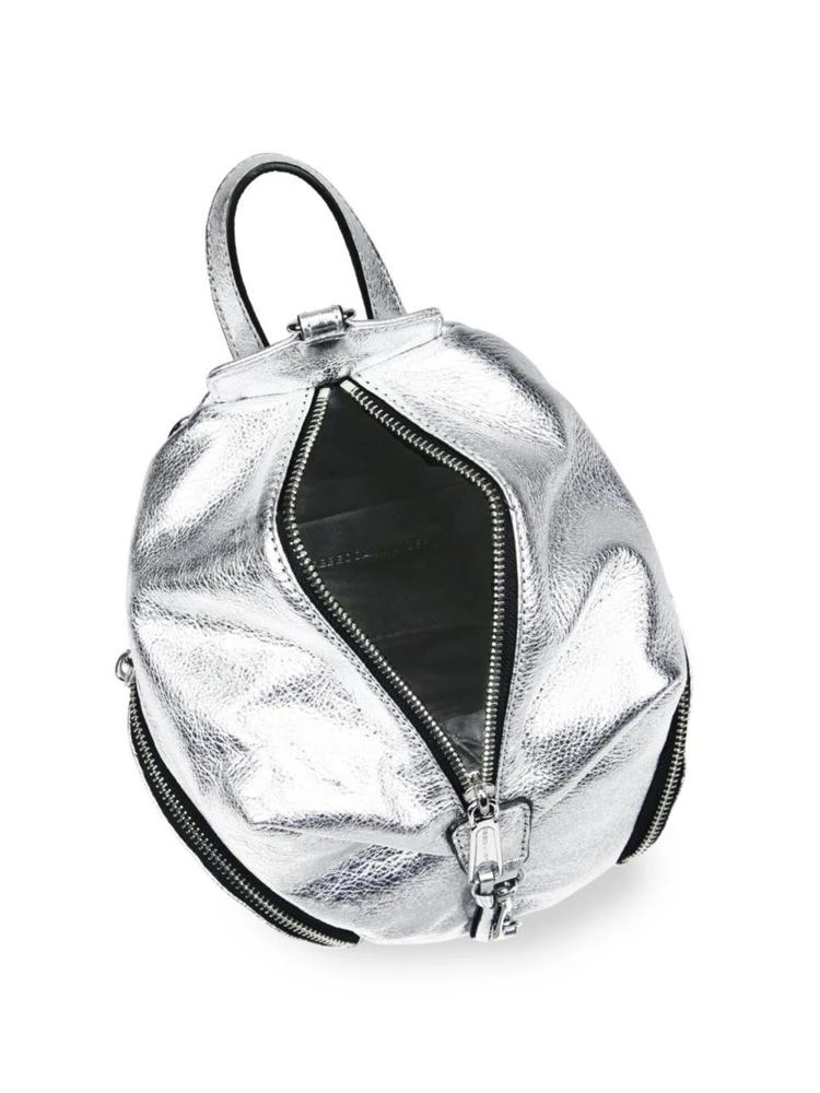 商品Rebecca Minkoff|Julian Metallic Mini Backpack,价格¥1023,第2张图片详细描述