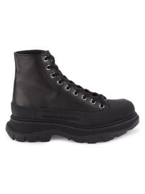 商品Alexander McQueen|Lug Sole Combat Boots,价格¥2872,第1张图片