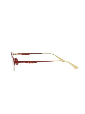 商品Gucci|53MM Oval Eyeglasses,价格¥2067,第2张图片详细描述