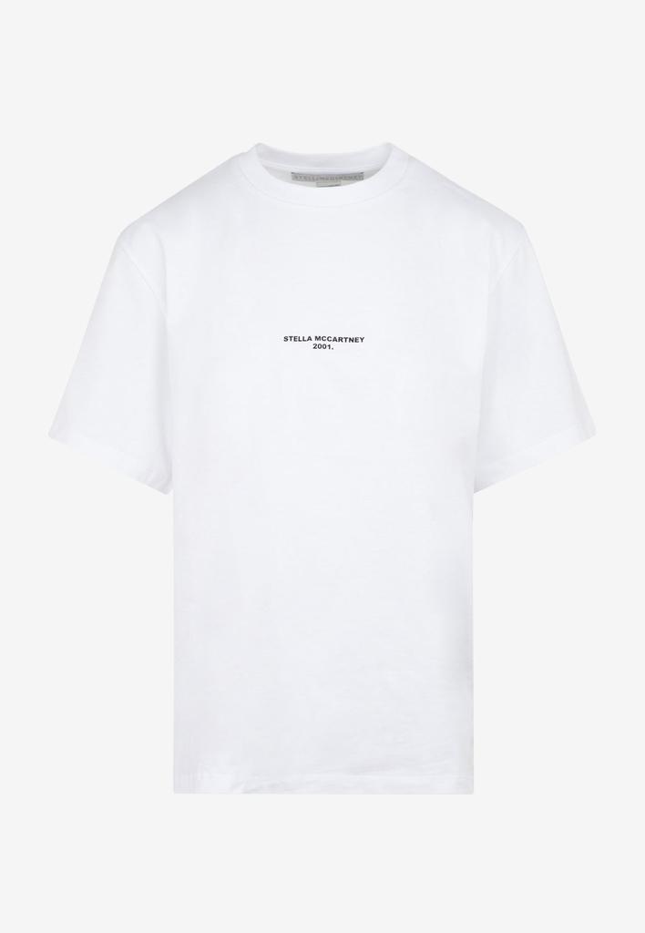 'Stella McCartney 2001' Logo Cotton T-shirt商品第1张图片规格展示