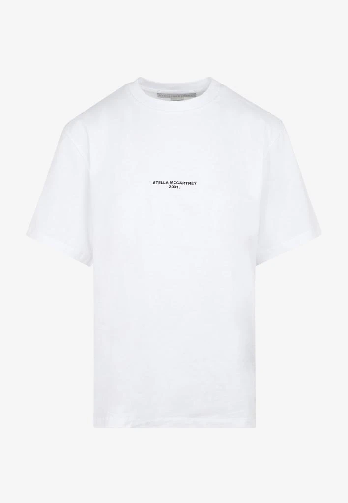 商品Stella McCartney|'Stella McCartney 2001' Logo Cotton T-shirt,价格¥931,第1张图片