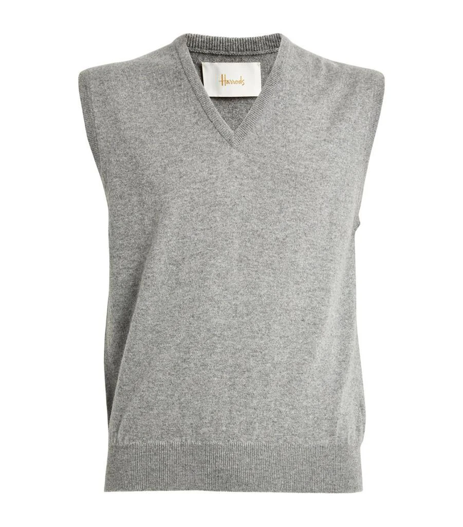商品Harrods|Cashmere V-Neck Sweater Vest,价格¥2680,第1张图片