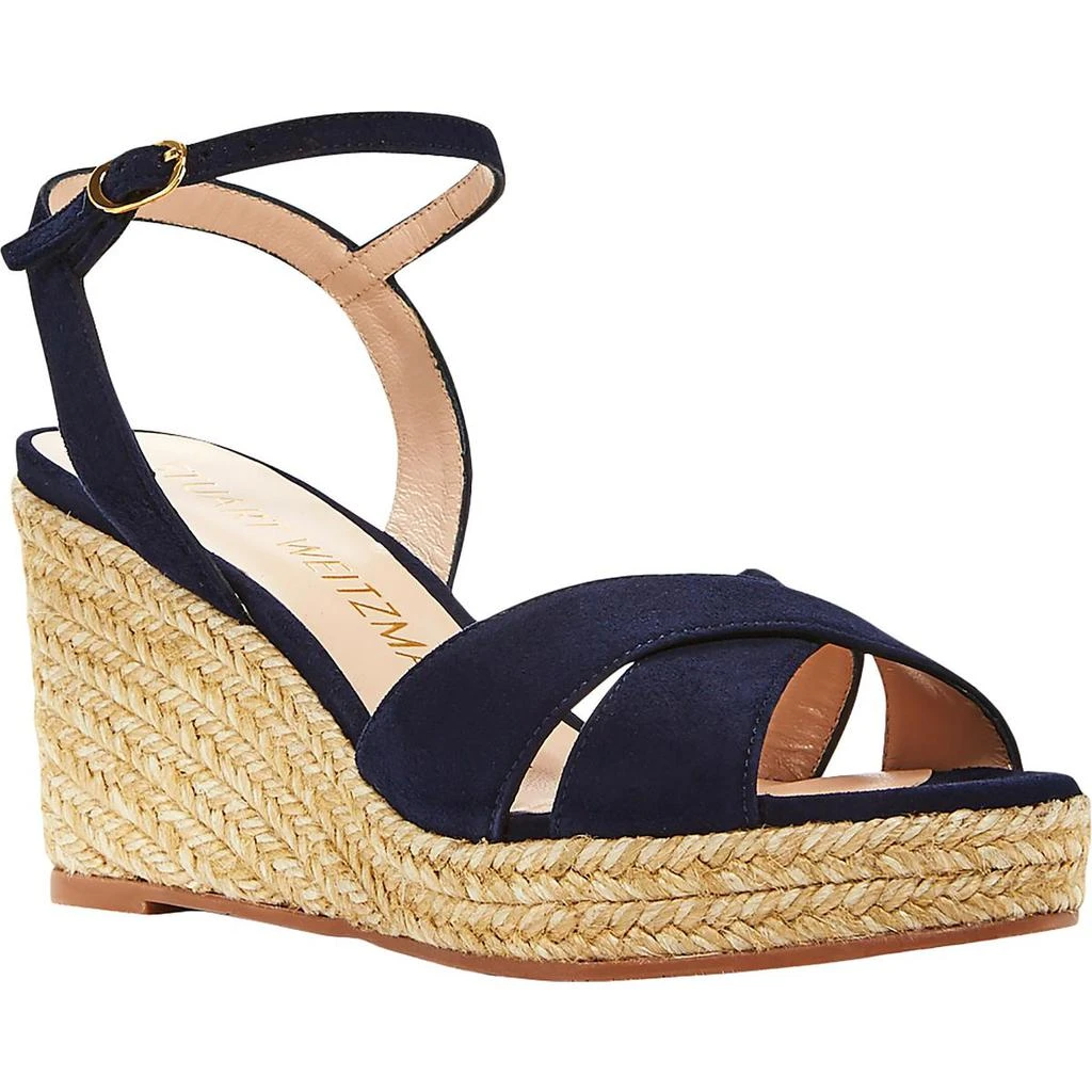 商品Stuart Weitzman|Stuart Weitzman Womens Rosemarie Strappy Ankle Strap Espadrilles,价格¥577,第2张图片详细描述