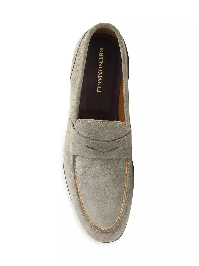 商品Bruno Magli|Silas Suede Loafers,价格¥2213,第4张图片详细描述