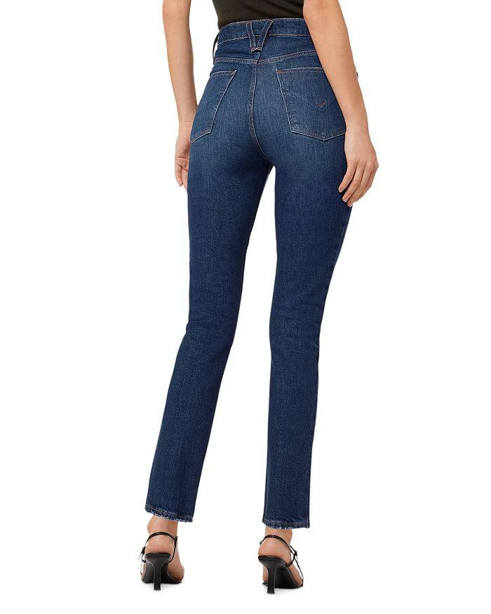 商品Hudson|Harlow High Rise Ankle Straight Leg Jeans in Meadow,价格¥482,第2张图片详细描述