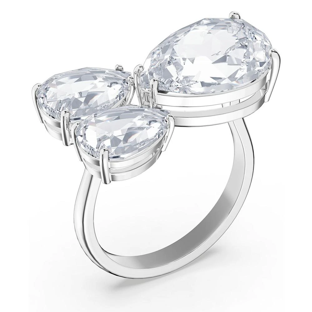 商品Swarovski|Silver-Tone Crystal Teardrop Statement Ring,价格¥602,第2张图片详细描述