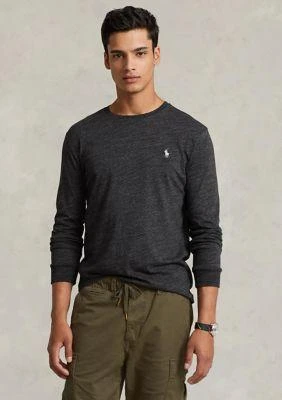 商品Ralph Lauren|Ralph Lauren Classic Fit Jersey Long Sleeve T Shirt,价格¥249,第1张图片