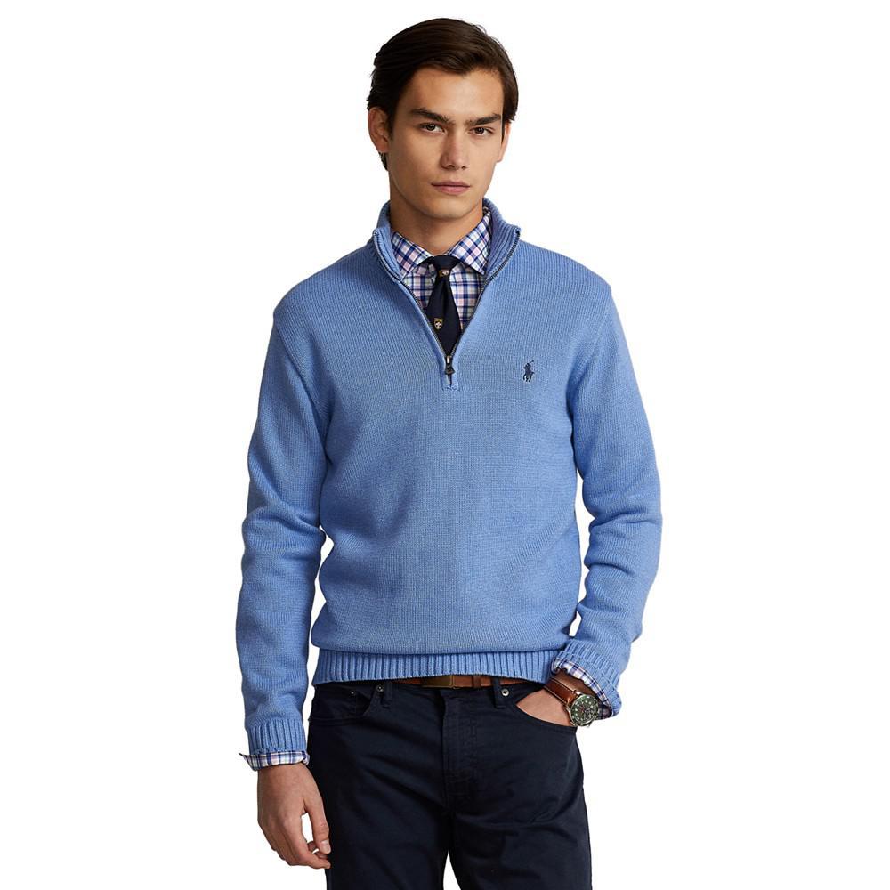 商品Ralph Lauren|Cotton Quarter-zip Sweater,价格¥1082,第1张图片